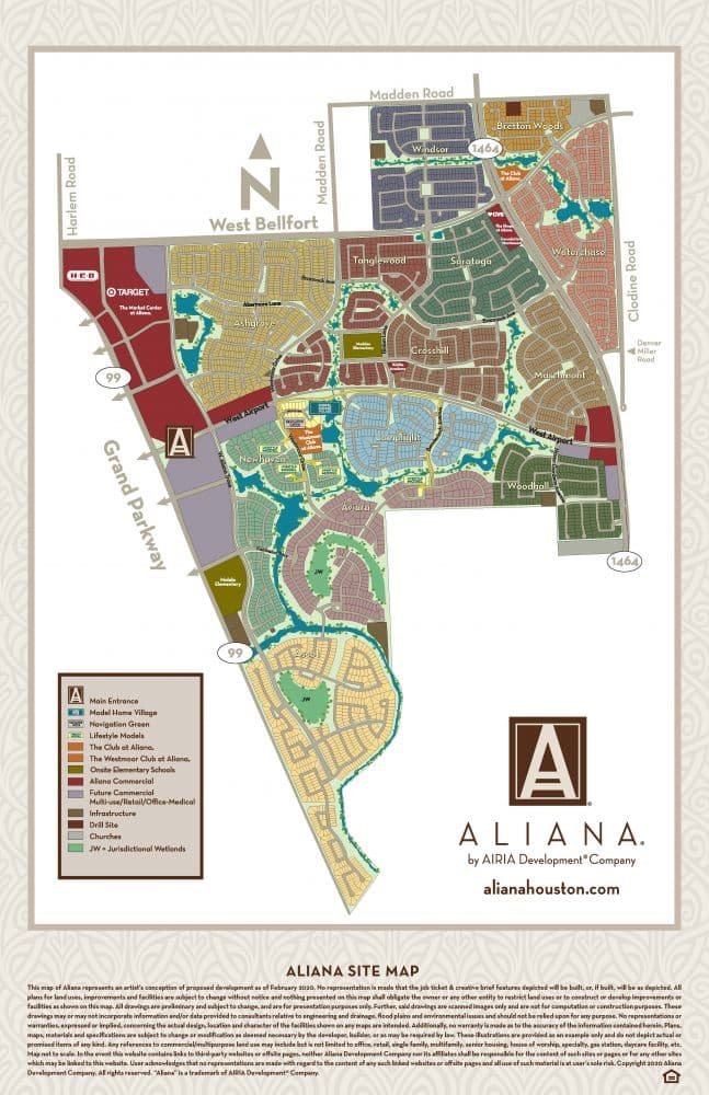 Aliana Community Map